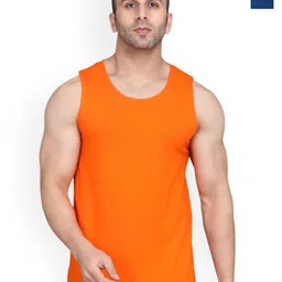 WOOSTRO 2-Pcs Ultra-Soft Innerwear Vests RS26 COMBO (BLKPCK) (ORANGE)-picture-45
