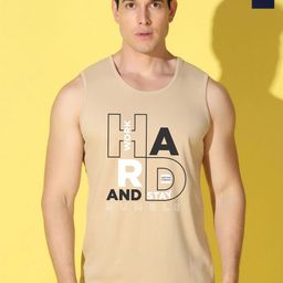WOOSTRO Pack Of 2 Printed Combed Cotton Gym Vests VWS26(HARD RUST)(BKLN NAVY)-image-83