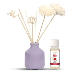 Edysian Purple Ceramic Reed With Rose Fragrance AromaOil-50ml-picture-12