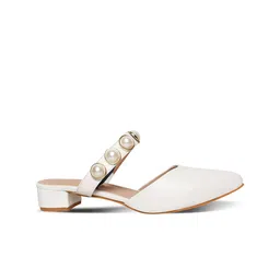 Looper Embellished Block Mules image 3