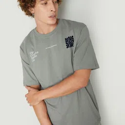 max Typography Printed Cotton Casual T-shirt-image-67