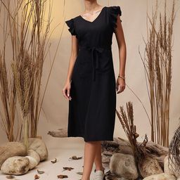 STREET 9 Georgette A-Line Dress-picture-13
