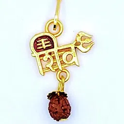 RAVIOUR LIFESTYLE Brass Rudraksha Pendant-image-21