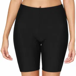 Solid Women Black Swim Shorts, Running Shorts, Gym Shorts, Sports Shorts, Boxer Shorts-image-29