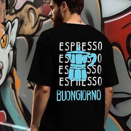 Rigo Typography Printed Drop-Shoulder Sleeves Oversized T-shirt-image-63