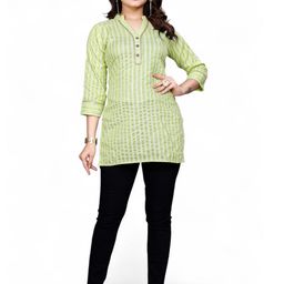 Fabtown Women Striped Kurti-image-76