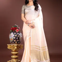 Panzora Women Woven Design Zari Saree-image-97