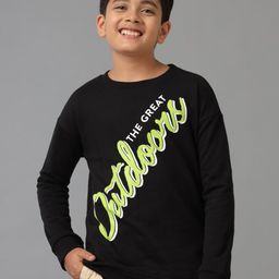 UNDER FOURTEEN ONLY Boys Cotton Printed Pullover Sweatshirt-image-59