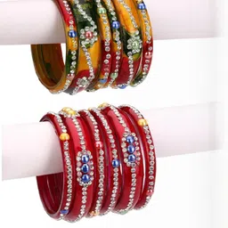 1ST TIME Yellow Alloy Bangle-11