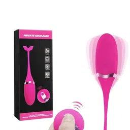 Joystick Mini Fish Style Rechargable Remote Control Body Stress Relieve Massager-21