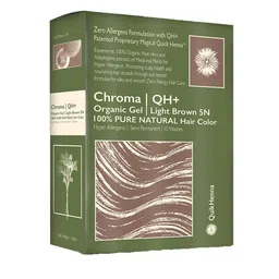 QUIKHENNA Organic Ammonia-Free Gel Hair Color - 140 g - 5N Light Brown-picture-26