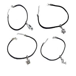 gurjari jewellers Black Thread Anklet-image-42