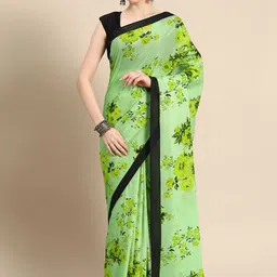 BUTA BUTI Floral Printed Pure Cotton Saree-picture-7