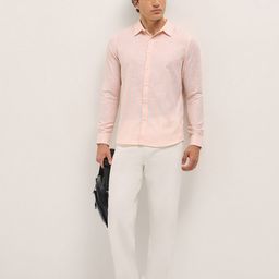 THE BEAR HOUSE Men Slim Fit Opaque Striped Casual Shirt-picture-8