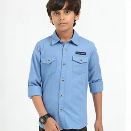 Rocket Science Boys Classic Slim Fit Casual Shirt-image-31