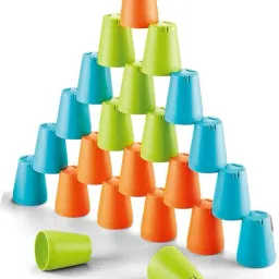 "3-in-1 Quick Stack Cups Game for Kids "-5