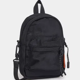 Styli Textured Structured Shoulder Bag with Tasselled-7