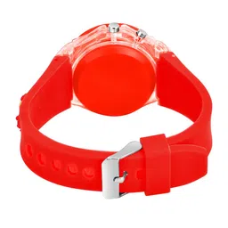 SWADESI STUFF Unisex Kids Dial & Straps Analogue Multi Function Watch MULTI LIGHT RED IRON image 4