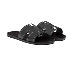 ITALIAN SHOES CO Black Flip Flops-picture-39