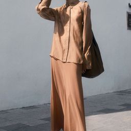 H&M Chiffon Maxi Skirt-image-14