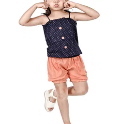 BAESD Girls Printed Shoulder Strap Top With Shorts-image-89