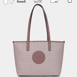 Mini west london Printed PU Structured Tote Bag image 2
