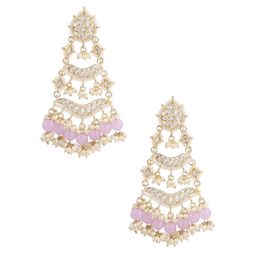 Priyaasi Gold-Plated Kundan Chandbalis-image-27