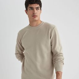 DeFacto Men Ribbed Pullover-image-10