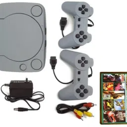 PTCMart 19 in 1 Cassette With 8 Bit Tv Video Game Console With Inbuilt Games NA GB with Contra, Super Mario Bros, F1 Race, Cricket Game-37
