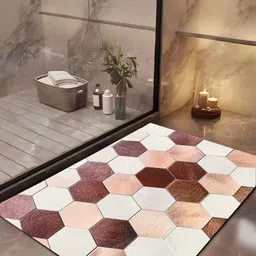 IVAZA Gold Anti Slip 550 gsm Bath Rugs-picture-21