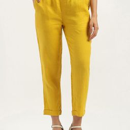 United Colors of Benetton Women Straight Fit High-Rise Trousers-image-82