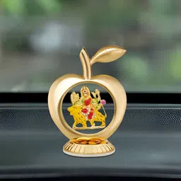 INTERNATIONAL GIFT Gold-Toned Maa Durga Car Dashboard Religious Idol Showpiece-image-78