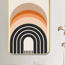 SAF Beige & Black 1 Piece Wood Other Wall Paintings-image-82