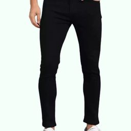 Linaria Men Classic Slim Fit Mid Rise Clean LookJeans-picture-15