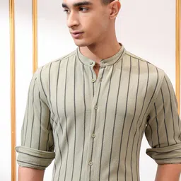 HIGHLANDER Men Slim Fit Opaque Casual Shirt-picture-25