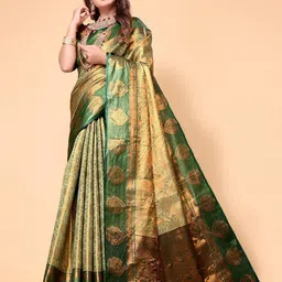 jayant creation Woven Design Zari Banarasi Saree-picture-10