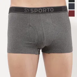 Sporto by Macho Pack Of 4 Combed Cotton Trunk-picture-28