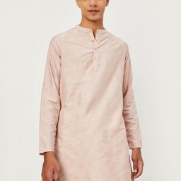 max Boys Ethnic Motifs Embroidered Chikankari Kurta-image-93