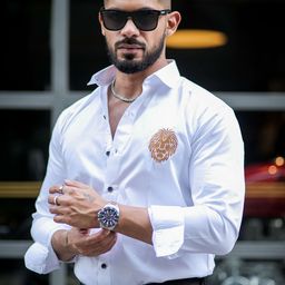 Foomer Men Standard Opaque Casual Shirt-image-83