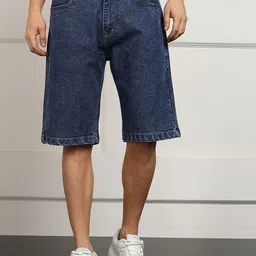 ANGERHOOD Men Loose Fit Denim Shorts-picture-14