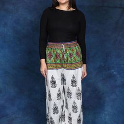 Exotic India Women Ethnic Motifs Printed Trousers-picture-17