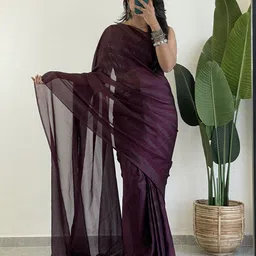 LeeliPeeri Designer Poly Georgette Saree-image-12