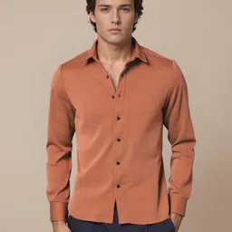 SAMRIZ Men Solid Spread Collar Casual Shirt-picture-2