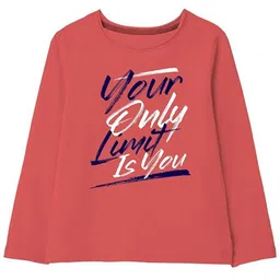 Minicult Girls Pack of 3 Typography Printed Round Neck Cotton T-shirts-picture-35