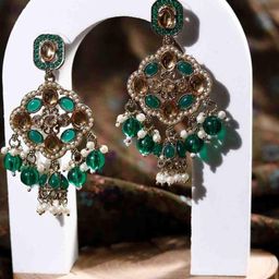 zarmar fashion Gold-Plated Alloy Earrings-image-0
