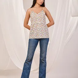 Futra Gabha Animal Print Cotton Top-image-37