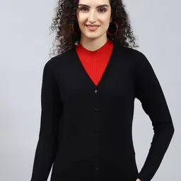 Monte Carlo Women Woollen Cardigan-36