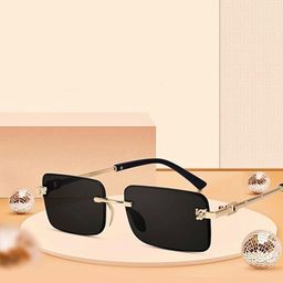 RICH CLUB Unisex Square Sunglasses with UV Protected Lens-50