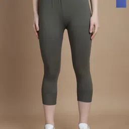Valles365 by S.C. Women Solid Mid-Rise Slim Fit Capris-picture-16