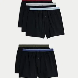 Marks & Spencer Pack Of 5 Pure Cotton Basic Briefs T148375FBLACK-picture-53